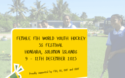 Solomon Islands to Host Female FIH World Youth Hockey5s Festival